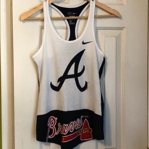 Atlanta Braves Nike Racerback tank, size small